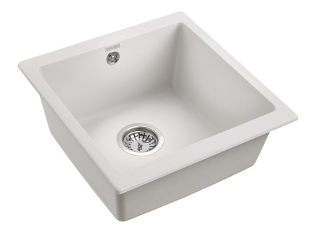 Кухонная мойка Paulmark GERA 50 PM104546-WH 45х45 цвет белый